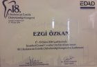 Dt. Ezgi Özkan Özben Diş Hekimi sertifikası