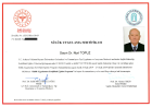 Dr. Nuri Topuz Geleneksel ve Tamamlayıcı Tıp sertifikası