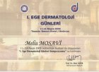 Uzm. Dr. Melis Mosavi Dermatoloji sertifikası