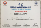 Uzm. Dyt. Özge Karaarslan Diyetisyen sertifikası