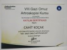 Op. Dr. Cahit Koçak Ortopedi ve Travmatoloji sertifikası