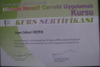 Op. Dr. Zübeyir Örter Plastik Rekonstrüktif ve Estetik Cerrahi sertifikası