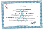 Op. Dr. Kübra Karakolcu Kadın Hastalıkları ve Doğum sertifikası