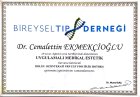 Dr. Cemalettin Ekmekcioğlu Geleneksel ve Tamamlayıcı Tıp sertifikası