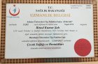 Uzm. Dr. Binod Şah Çocuk Sağlığı ve Hastalıkları sertifikası