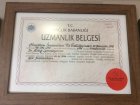 Prof. Dr. Altuğ Çetinkaya Göz Hastalıkları sertifikası