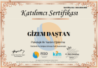 Uzm. Psk. Gizem Daştan Psikoloji sertifikası