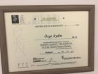 Dr. Özge Aydın Medikal Estetik Tıp Doktoru sertifikası