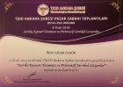 Op. Dr. İrem Güler Özgür Kadın Hastalıkları ve Doğum sertifikası