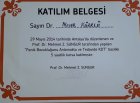 Uzm. Dr. Nehir Kürklü Psikiyatri sertifikası
