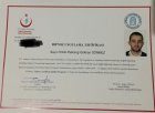 Uzm. Psk. Gökhan Sönmez Psikoloji sertifikası