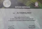 Op. Dr. Ali Ekber Şahin Kadın Hastalıkları ve Doğum sertifikası