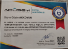Psk. Güzin Akkoyun Psikoloji sertifikası