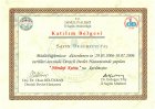 Dr. Sümeyye Taş Akupunktur sertifikası