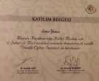 Uzm. Kl. Psk. Sena Yunus Tozan Psikoloji sertifikası