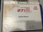 Op. Dr. Erhan Arslan Beyin ve Sinir Cerrahisi sertifikası