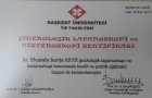Op. Dr. Mustafa Derda Kaya Kadın Hastalıkları ve Doğum sertifikası