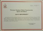 Op. Dr. Müjde Şekeroğlu Kadın Hastalıkları ve Doğum sertifikası