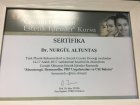 Op. Dr. Nurgül Altuntaş Plastik Rekonstrüktif ve Estetik Cerrahi sertifikası