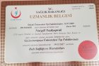 Uzm. Dr. Nurgül Yeşilyaprak Psikiyatri sertifikası