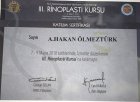 Op. Dr. Avni Hakan Ölmeztürk Plastik Rekonstrüktif ve Estetik Cerrahi sertifikası