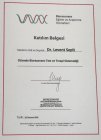 Uzm. Dr. Levent Sepit Geleneksel ve Tamamlayıcı Tıp sertifikası