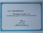 Uzm. Dr. Meral Argun Uslu Psikiyatri sertifikası