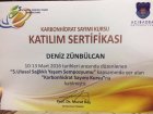 Uzm. Dyt. Deniz Zünbülcan Diyetisyen sertifikası