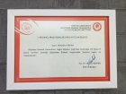 Uzm. Dt. Mukadder Orhan Diş Hekimi sertifikası