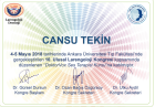 Dil ve Konuşma Terapisti Cansu Tekin Dil Konuşma Bozuklukları sertifikası