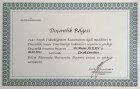 Prof. Dr. Murat Alkan Çocuk Cerrahisi sertifikası