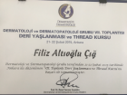 Uzm. Dr. Filiz Altıoğlu Çığ Dermatoloji sertifikası