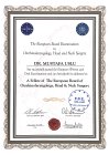 Op. Dr. Mustafa Uslu Kulak Burun Boğaz hastalıkları - KBB sertifikası