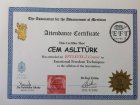 Psk. Cem Aslıtürk Psikoloji sertifikası