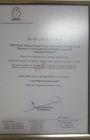 Prof. Dr. Gökalp Öner Kadın Hastalıkları ve Doğum sertifikası