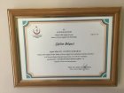 Op. Dr. Hatice Karabay Kadın Hastalıkları ve Doğum sertifikası