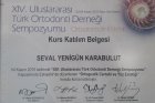 Uzm. Dr. Dt. Seval Yenigün Karabulut Diş Hekimi sertifikası