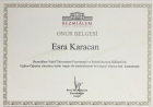 Fzt. Esra Karacan Fizyoterapi sertifikası