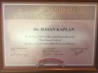 Prof. Dr. Hasan Kaplan Genel Cerrahi sertifikası