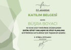Dyt. Büşra Boyacı Diyetisyen sertifikası
