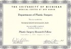 Op. Dr. Mustafa Kaan Yılmaz Plastik Rekonstrüktif ve Estetik Cerrahi sertifikası