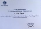 Uzm. Dyt. Simge Becer Diyetisyen sertifikası