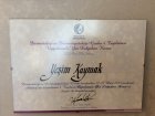 Doç. Dr. Yeşim Kaymak Dermatoloji sertifikası