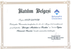 Uzm. Kl. Psk. Aylin Şanver Aydın Psikoloji sertifikası