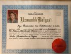 Op. Dr. Fatma Horasan Kadın Hastalıkları ve Doğum sertifikası