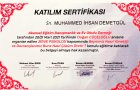 Psk. Muhammed İhsan Demetgül Psikoloji sertifikası