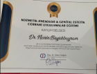 Op. Dr. Nesrin Büyükbayram Kadın Hastalıkları ve Doğum sertifikası