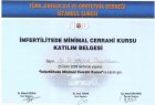 Op. Dr. Melek Büyükkınacı Erol Kadın Hastalıkları ve Doğum sertifikası