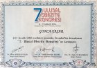 Uzm. Dyt. Gonca Yaşar Diyetisyen sertifikası