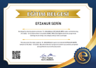 Psk. Dan. Efzanur Serin Psikolojik Danışman sertifikası